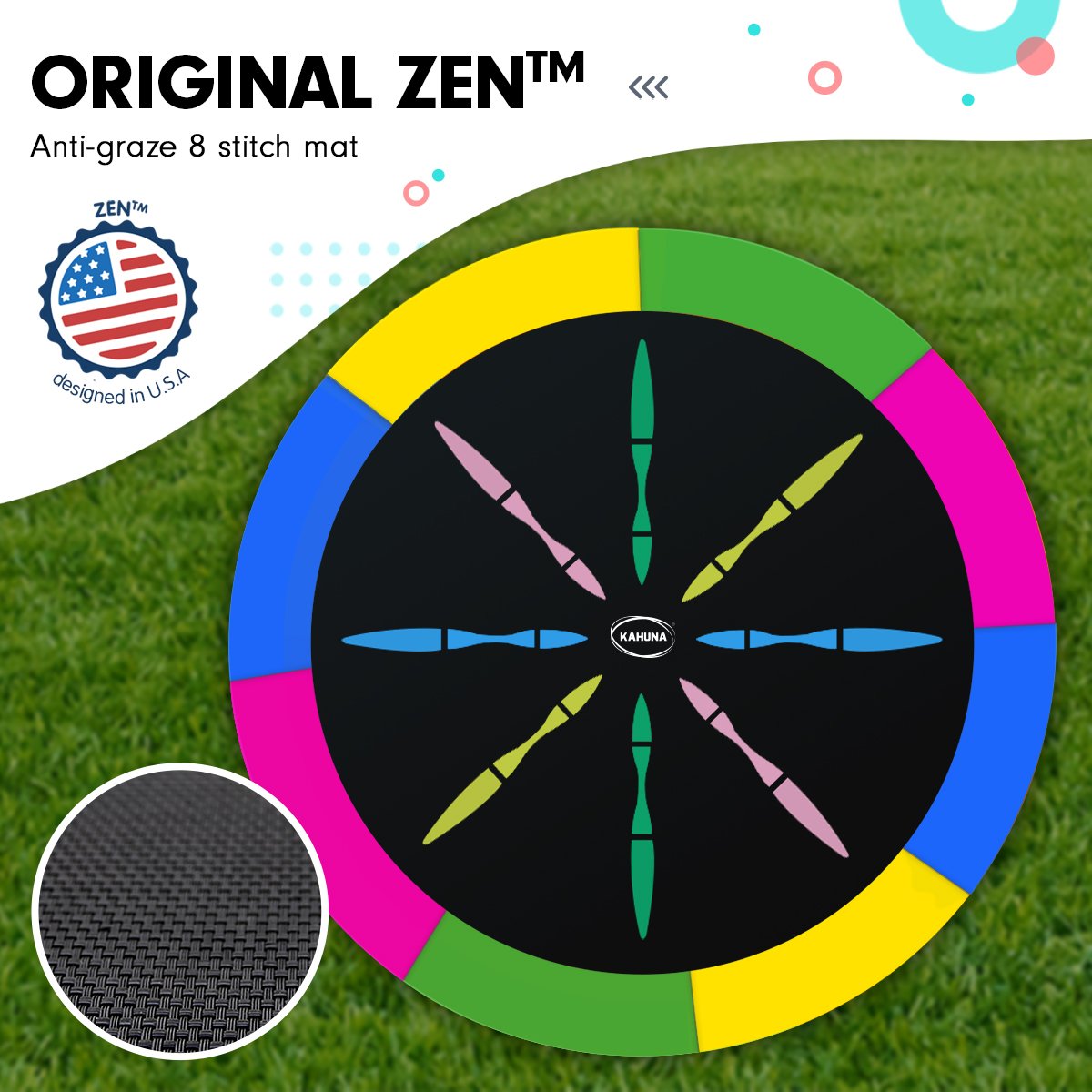 NNEDSZ 10ft Outdoor Trampoline Kids Children With Safety Enclosure Pad Mat Ladder - Rainbow