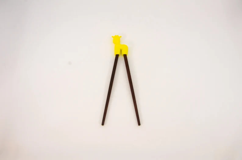 Simpo Kids Chopsticks with Cute Little Animal Helper