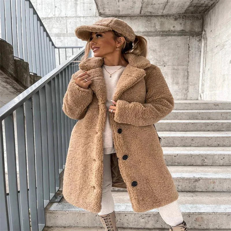 Women's Coat Lamb Wool