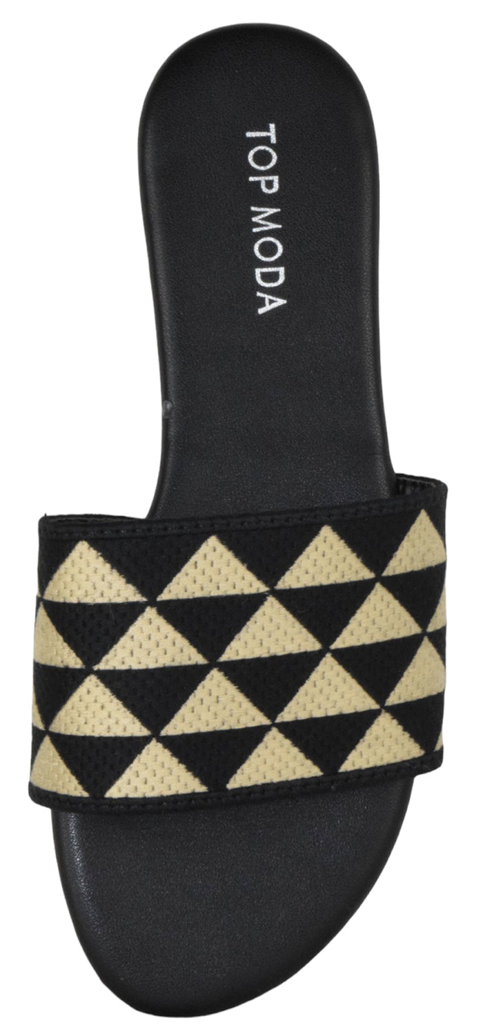 ONO-5 Black/Beige TOP MODA
