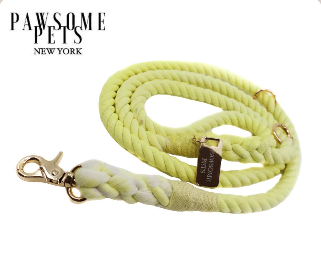 ROPE LEASH - LEMON