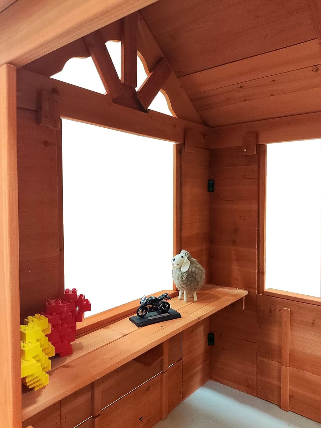 Wooden Outdoor Play house For Kids Large Waterproof
