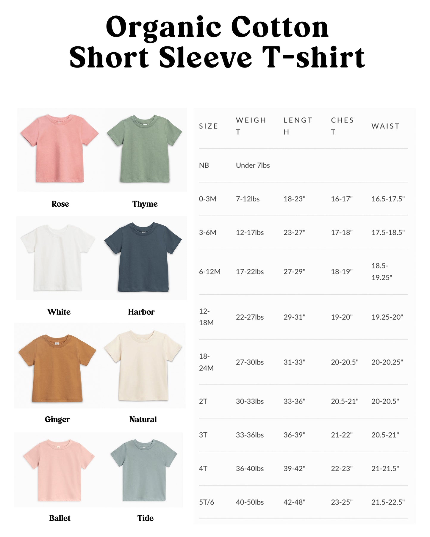 Big Sister Organic Cotton Kids T-Shirt – Baby & Youth Matching Family Announcement Tee