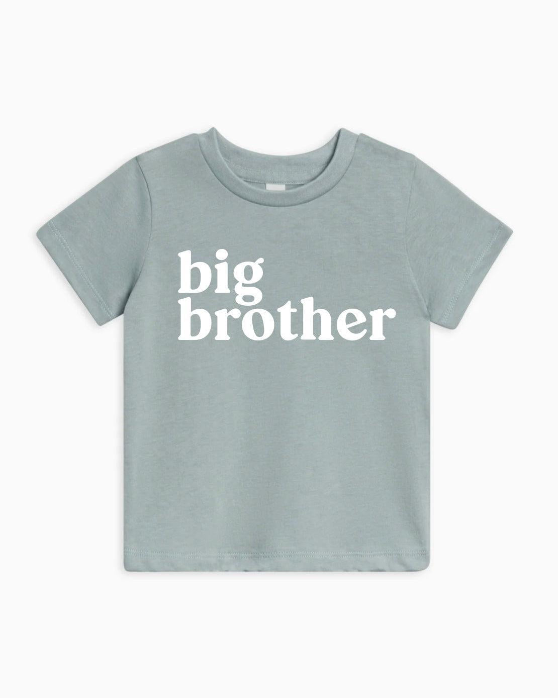 Big Brother Organic Cotton Kids T-Shirt – Baby & Youth Matching Family Announcement Tee