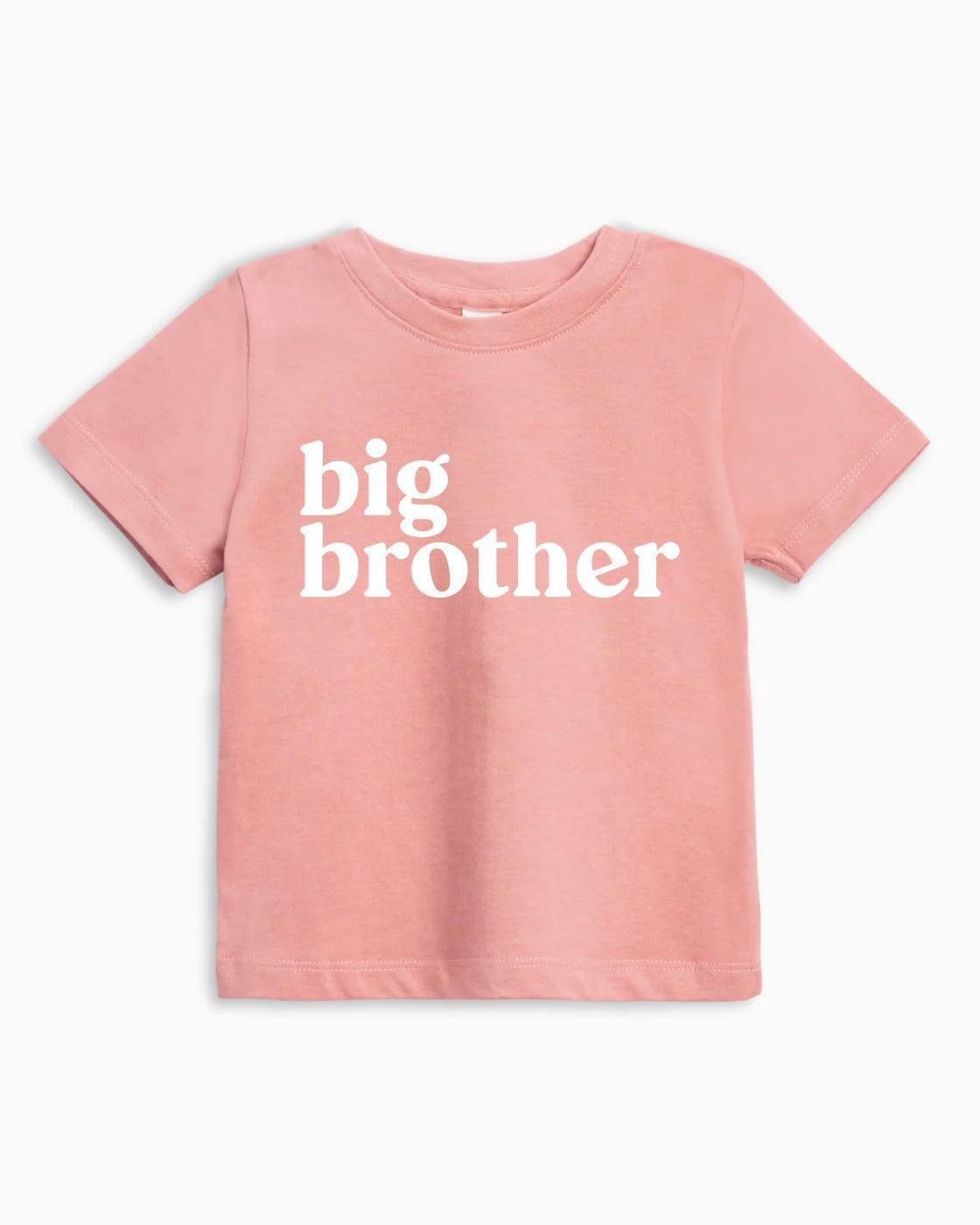 Big Brother Organic Cotton Kids T-Shirt – Baby & Youth Matching Family Announcement Tee