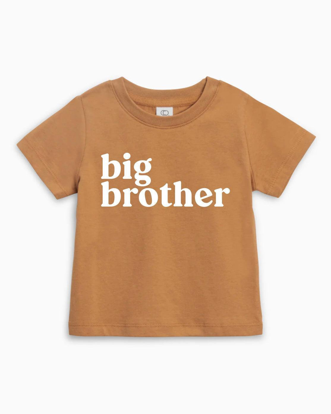 Big Brother Organic Cotton Kids T-Shirt – Baby & Youth Matching Family Announcement Tee