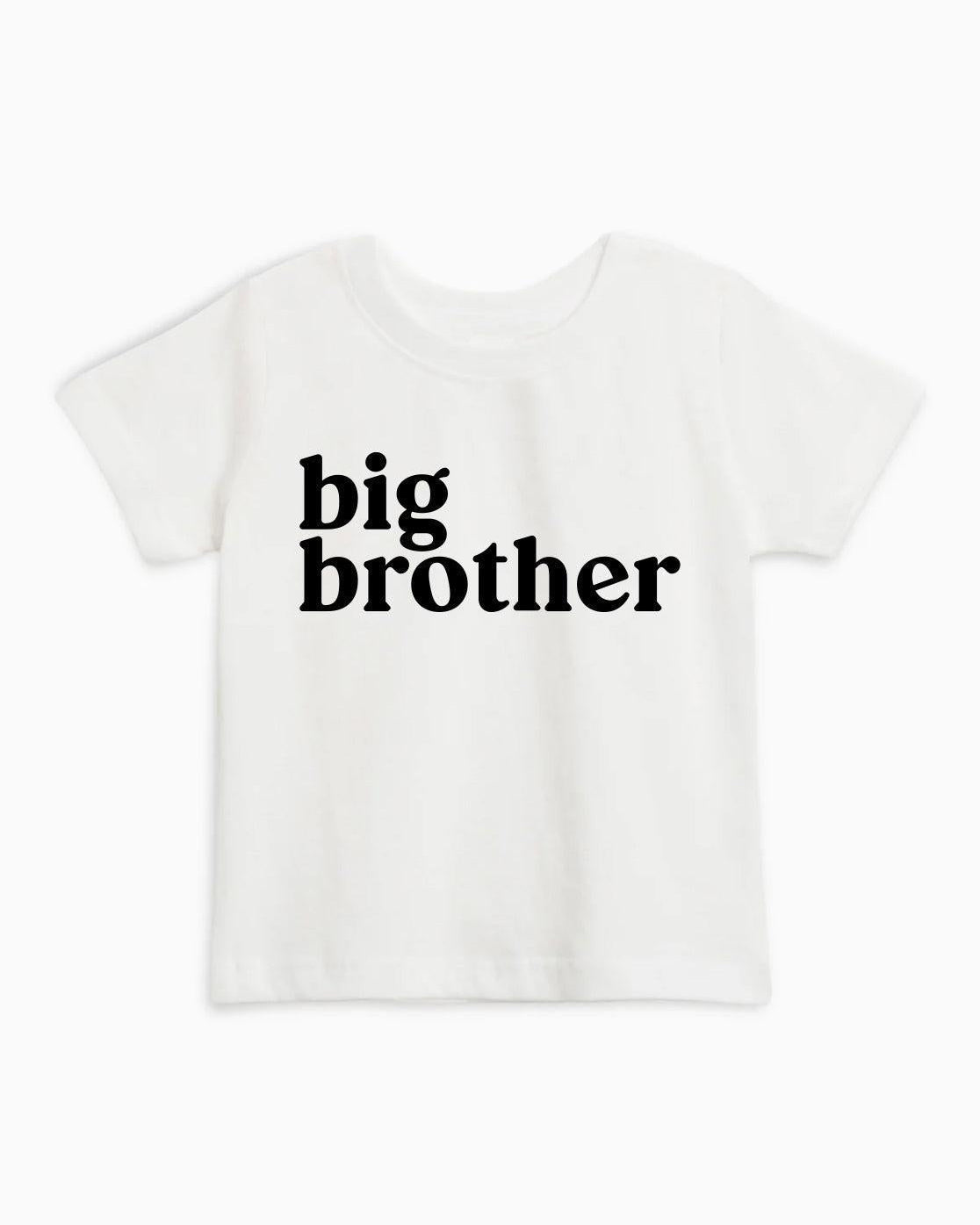 Big Brother Organic Cotton Kids T-Shirt – Baby & Youth Matching Family Announcement Tee