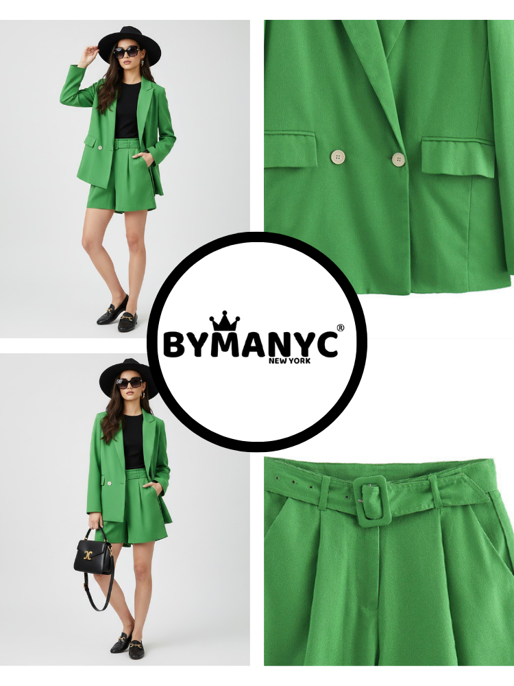 Blazer and Shorts Set SOHO NYFW New Colecction BYMANYC ® New York-1