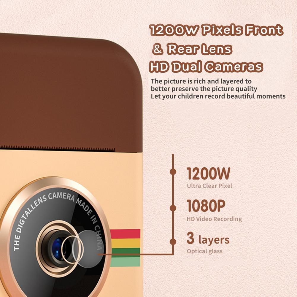 NNEIDS Children Instant Camera With 2.4 Hd Screen & 32Gb Memory Card - Cp08