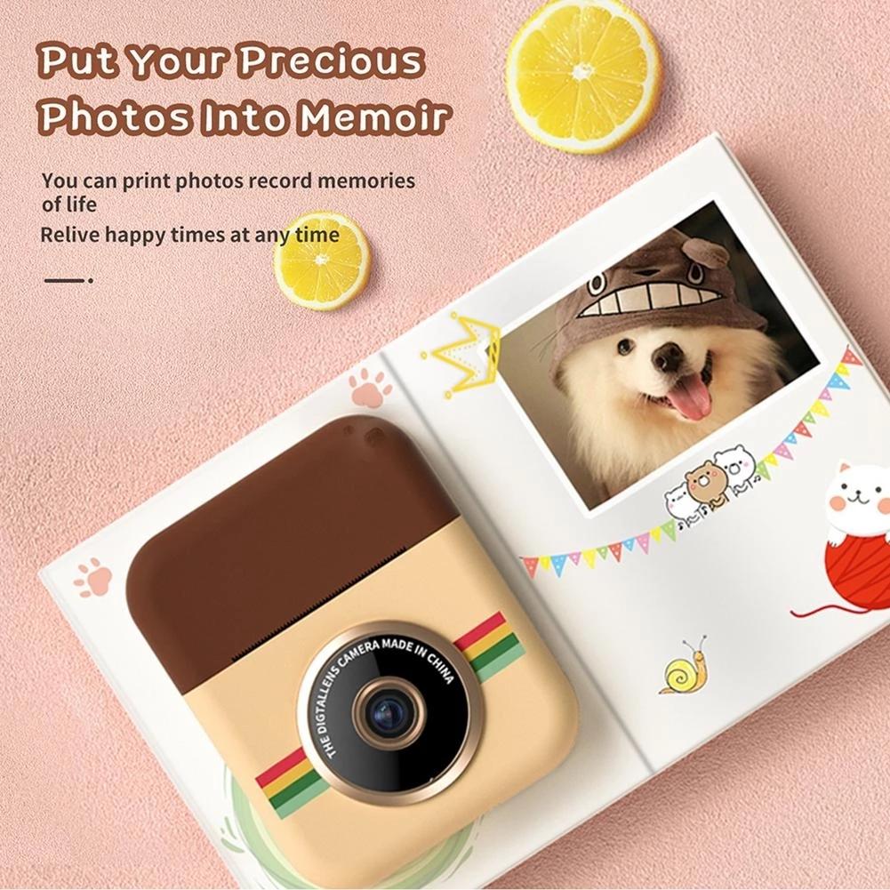 NNEIDS Children Instant Camera With 2.4 Hd Screen & 32Gb Memory Card - Cp08