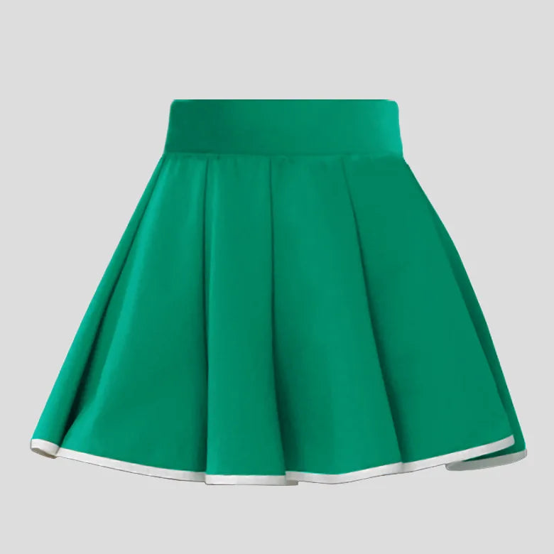 Custom Logo Summer Anti-UV Golf Tennis Half Zipper Jacket High Waist 2 in 1 Skirt With Pocket Padel Pickleball Wear