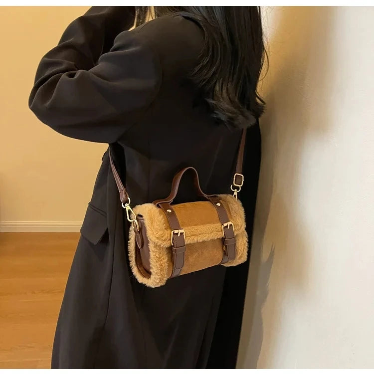 Y2k Aesthetic Fashion Handbags Patchwork All Match Elegant Shoulder Bag Vintage Casual Chic Crossbody Bags Streetwear Women
