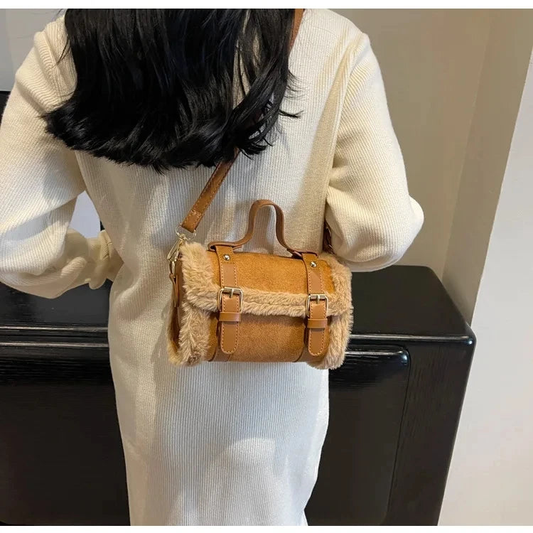 Y2k Aesthetic Fashion Handbags Patchwork All Match Elegant Shoulder Bag Vintage Casual Chic Crossbody Bags Streetwear Women