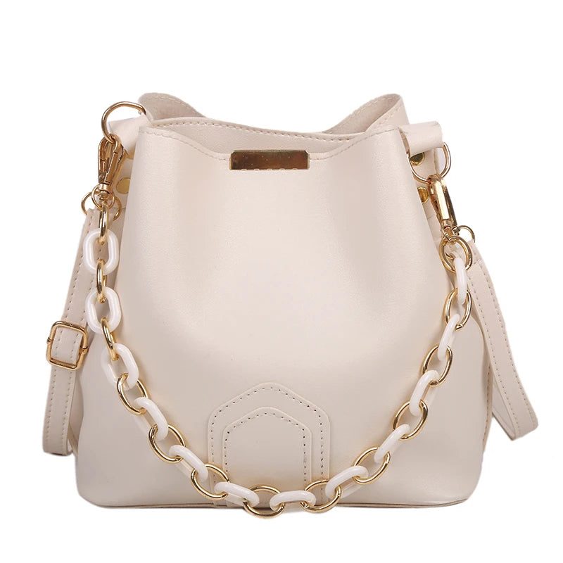 2023 New Fashion Luxury Shoulder Bag Pu Leather Chain Women'S Handbag Ladies Messenger Bags