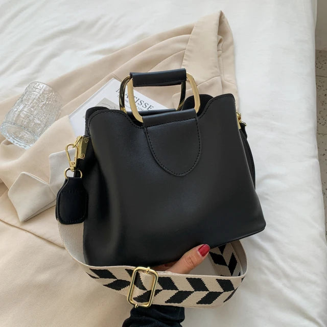 2023 Spring Luxury Women's PU Leather Small Crossbody Bags with Short Handle Shoulder Purses and Handbag Casual Fashion Classic