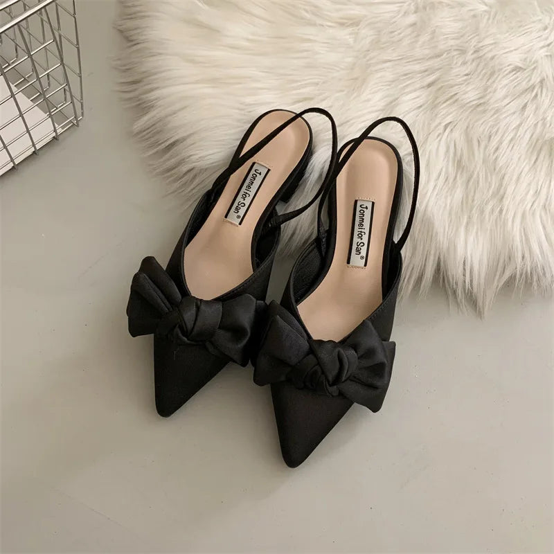 European Sandalias De Mujer De Verano Silk/PU Female Slippers Cute Fashion Summer Sandals Official Flat Women Shoes 2025