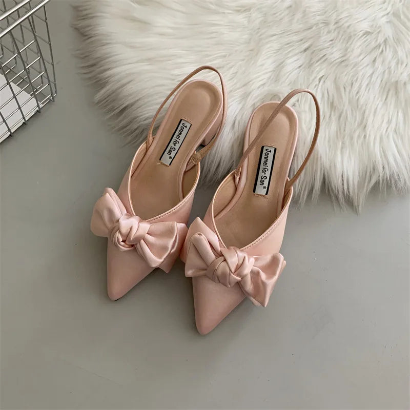 European Sandalias De Mujer De Verano Silk/PU Female Slippers Cute Fashion Summer Sandals Official Flat Women Shoes 2025
