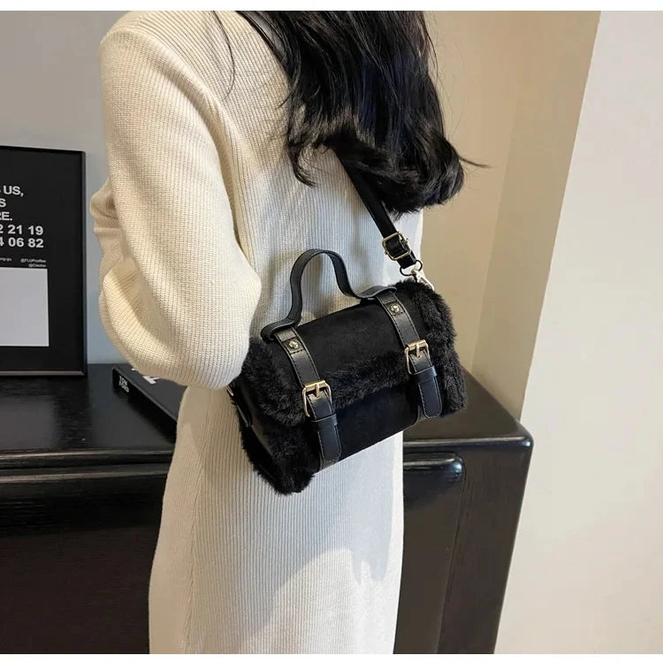Y2k Aesthetic Fashion Handbags Patchwork All Match Elegant Shoulder Bag Vintage Casual Chic Crossbody Bags Streetwear Women
