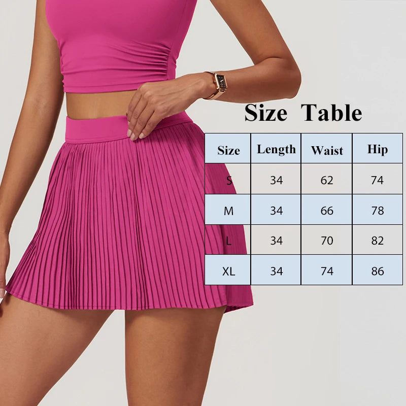 2024 Summer Cloud-Inspired Breathable Sports Dress Custom OEM Outdoor Fitness Tennis Yoga Short Skirt With Anti-Glare Feature