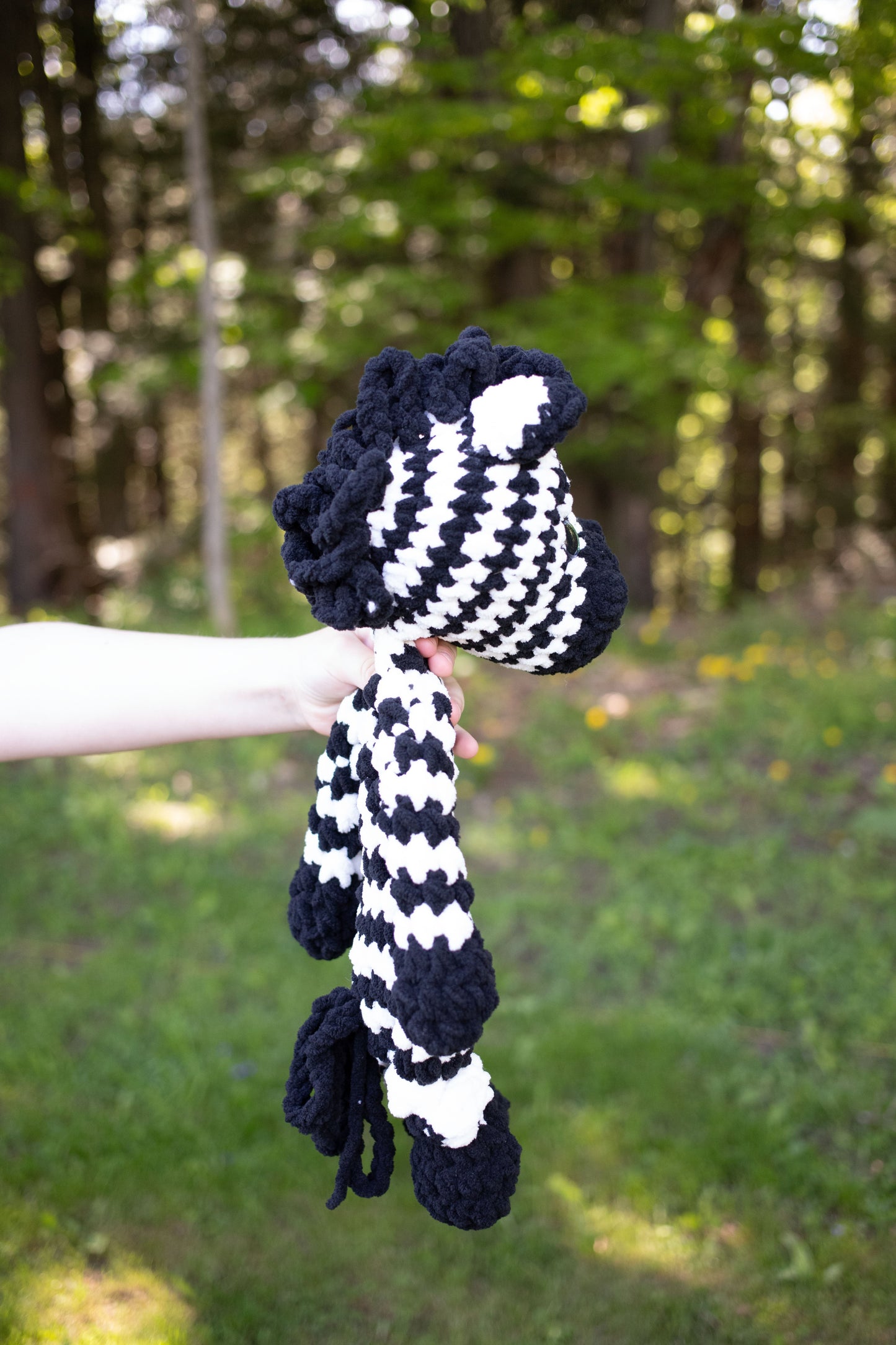 Zebra Lovey, Zebra Stuffed Animal, Crochet Zebra Snuggler