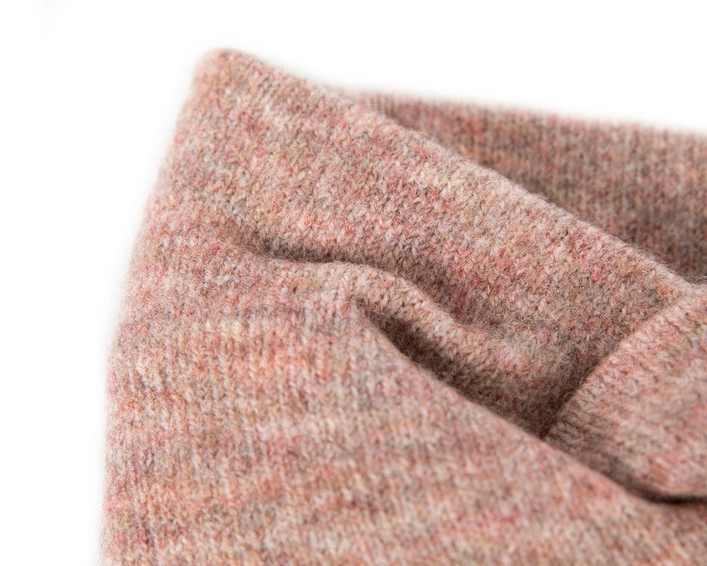 Beige European Made woolen headband