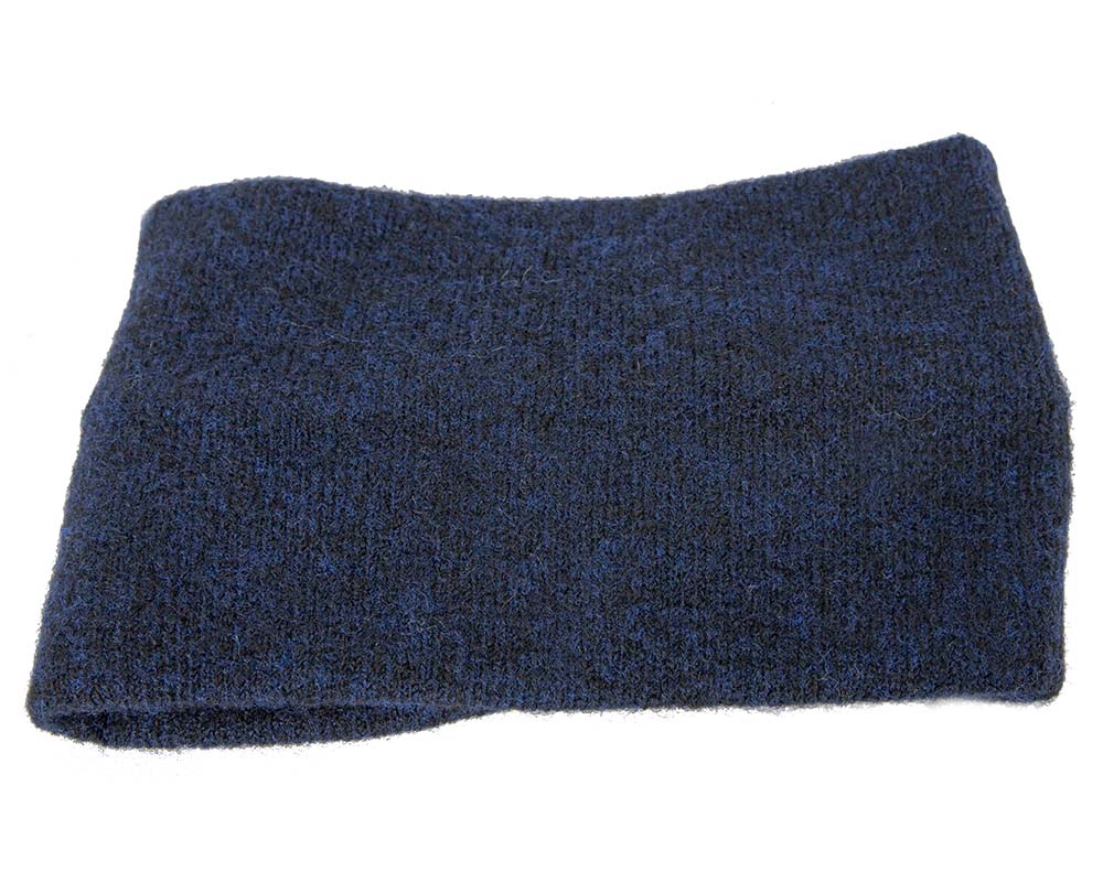 Navy European Made woolen headband