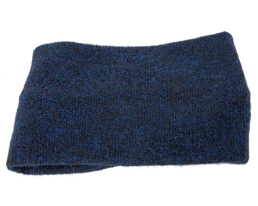 Navy European Made woolen headband