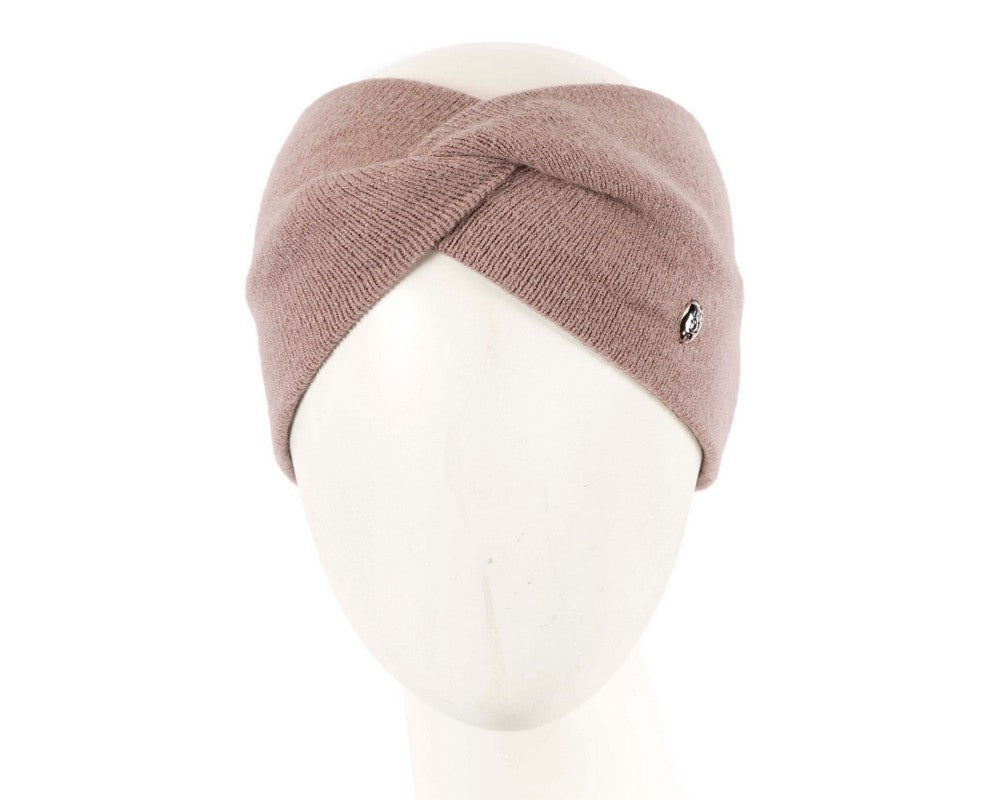 Taupe European Made woolen headband