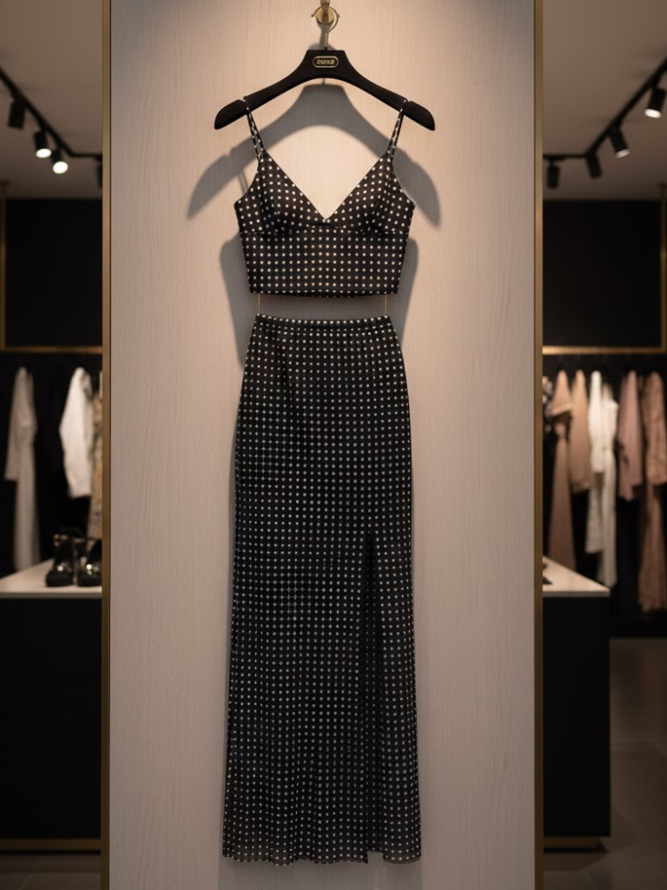 Polka Dot Mesh Set • SOHO New Collection BYMANYC ® New York-1