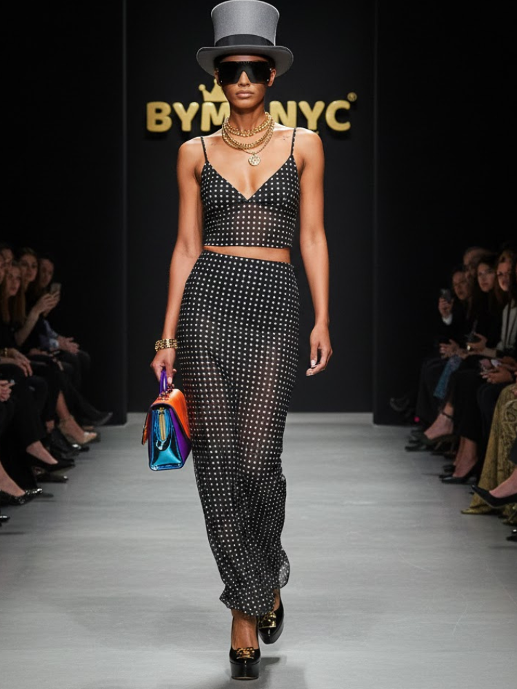 Polka Dot Mesh Set • SOHO New Collection BYMANYC ® New York-0