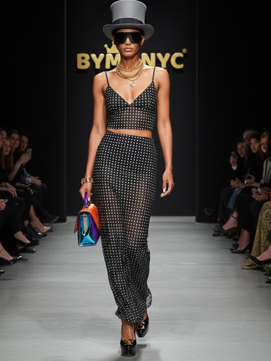 Polka Dot Mesh Set • SOHO New Collection BYMANYC ® New York-0