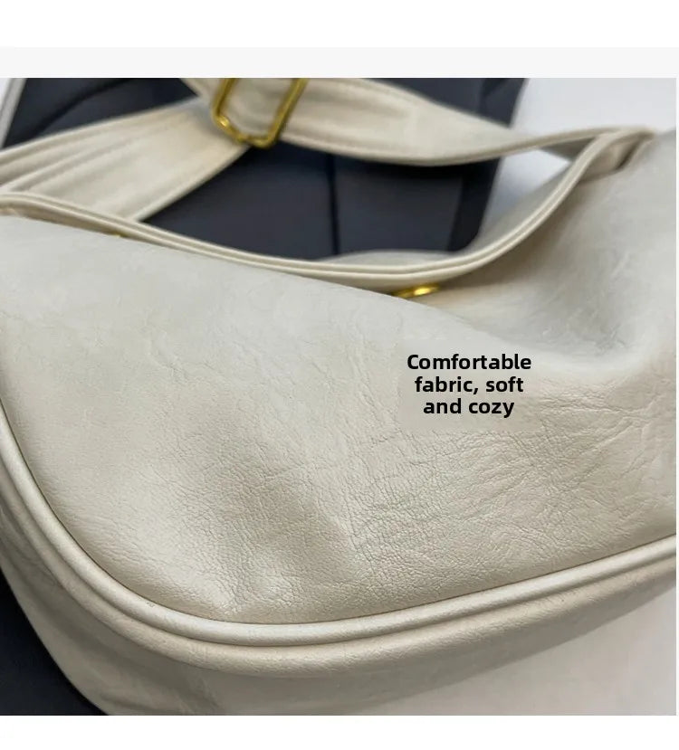 Trendy Ladies' Shoulder Bag 2025 New Autumn Small Design Dumpling Shape Crossbody Bag Commuter Versatile Women's Bag