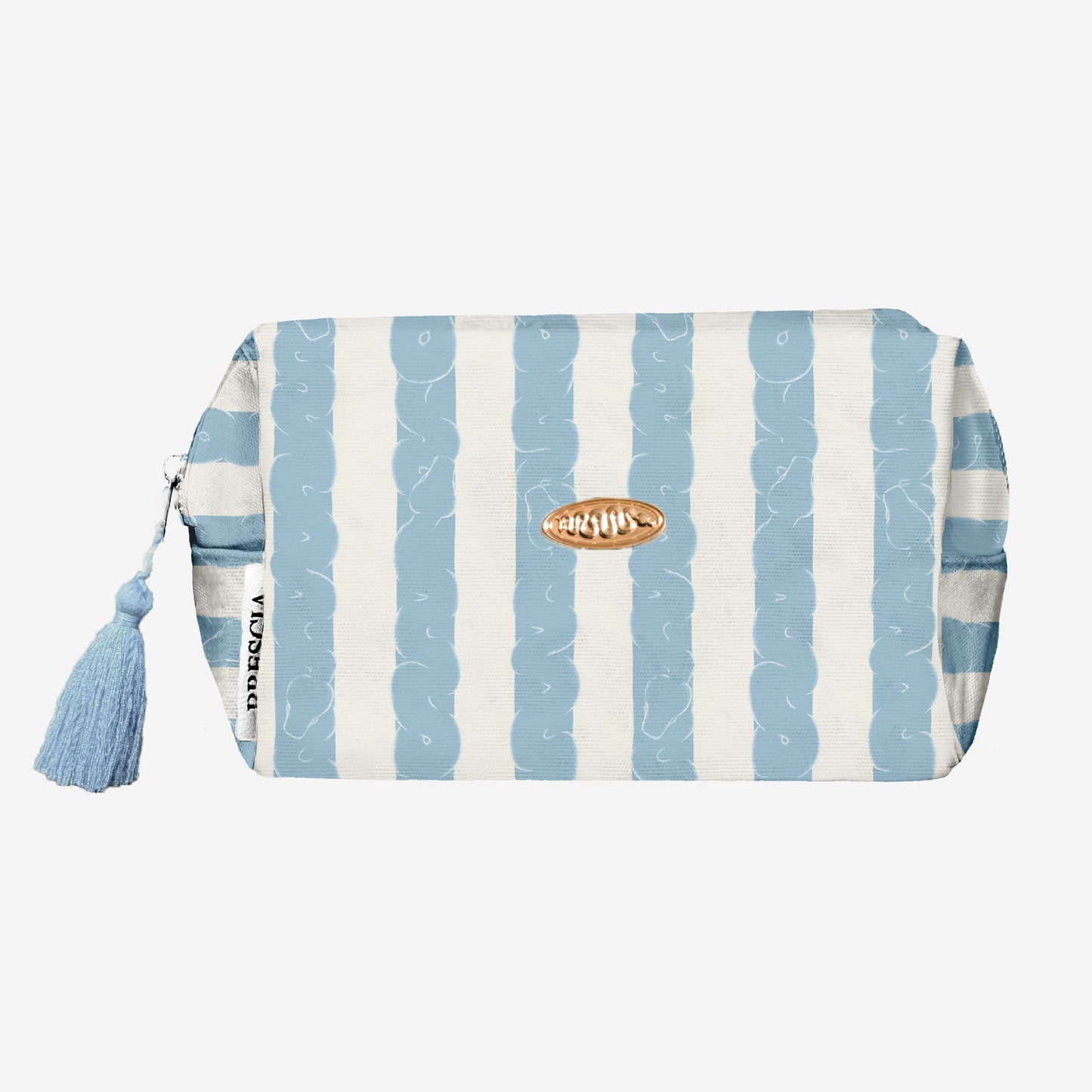 Serpentine Stripe Travel Bag - Powder Blue