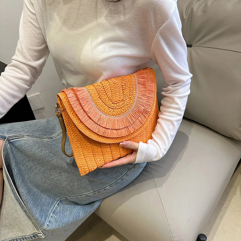 Raffia Straw Weaven Bag