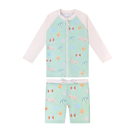 The 'Sandcastle' 2-Piece Swim Set