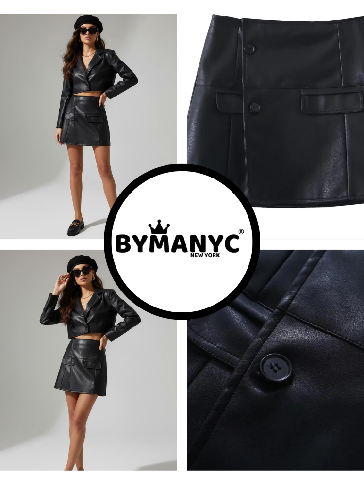 Women's Skirt and Jacket Set HARLEM NYFW New Colecction BYMANYC ® New York-1