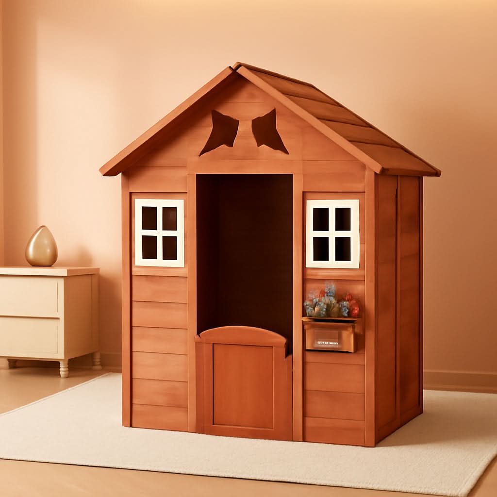 Wooden Outdoor Play house For Kids Large Waterproof