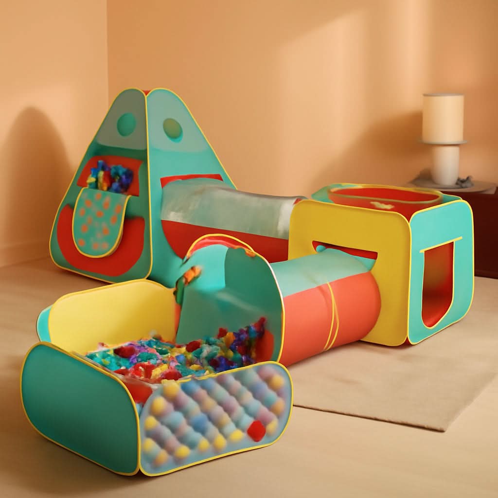 Kids Play Tent Five Piece Set IndoorsOutdoors BallPit