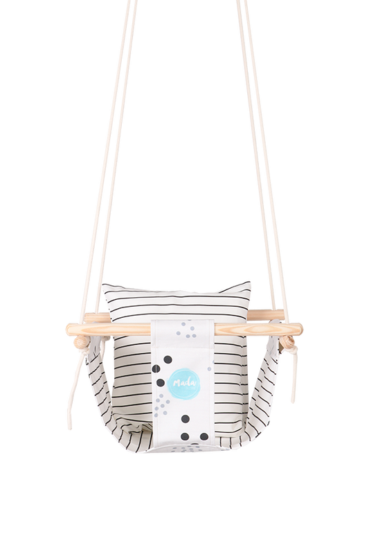 Gray and Black BabySwing