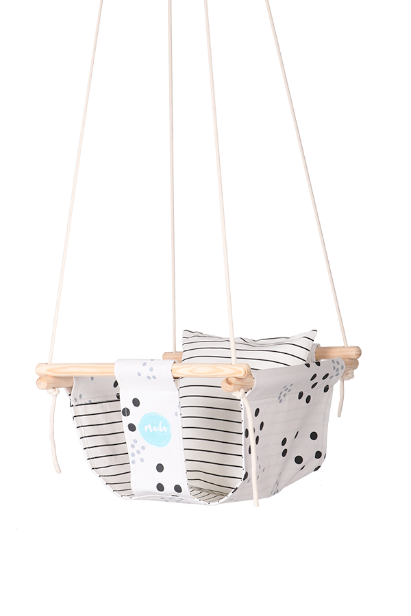 Gray and Black BabySwing