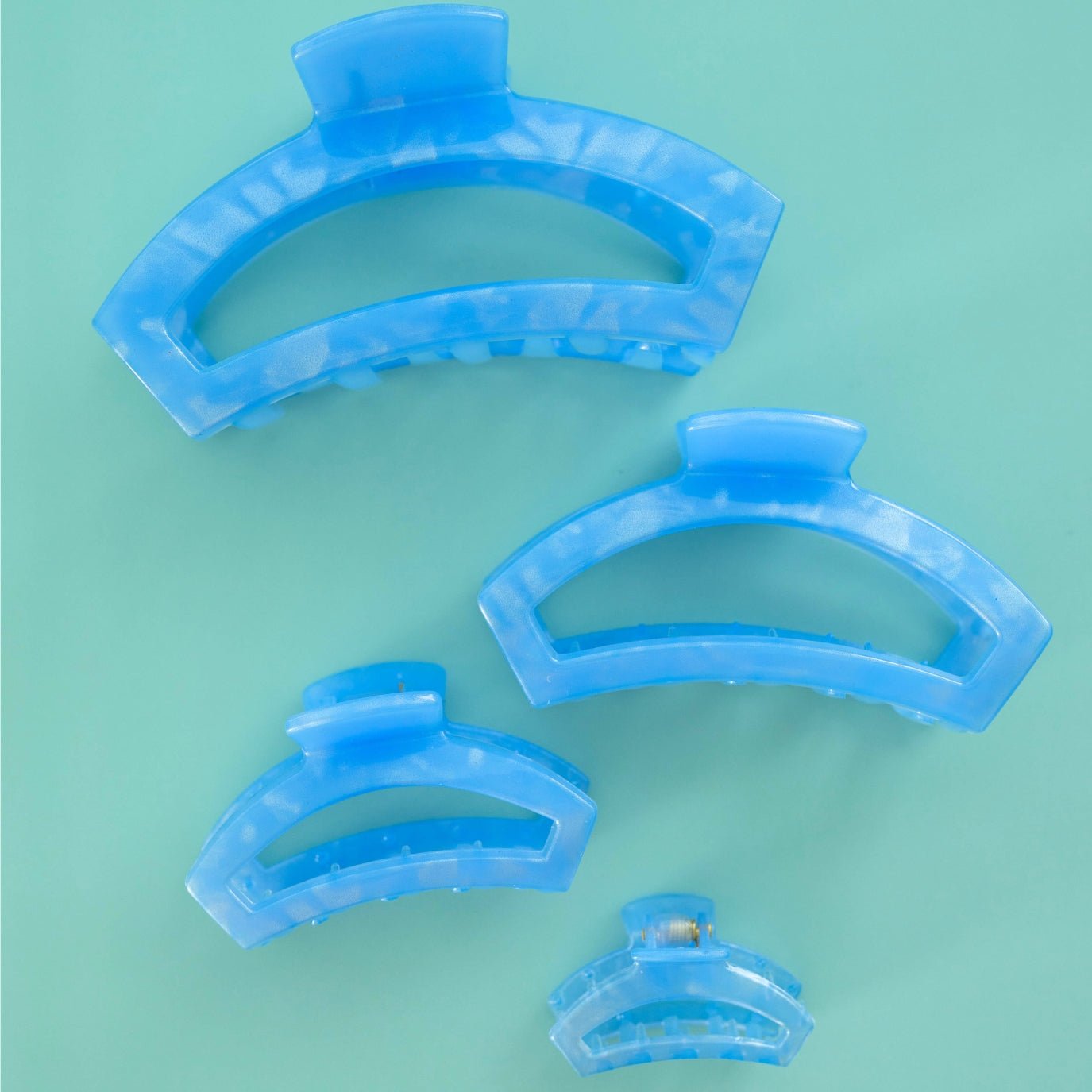 Open Blue Lagoon Small Hair Clip